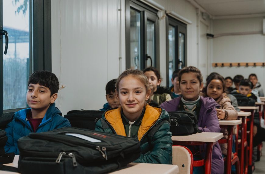 On the anniversary of the February 6 Earthquakes, AKUT has opened two prefabricated schools in Hatay