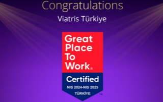 Viatris Türkiye has been awarded the Great Place To Work® certification