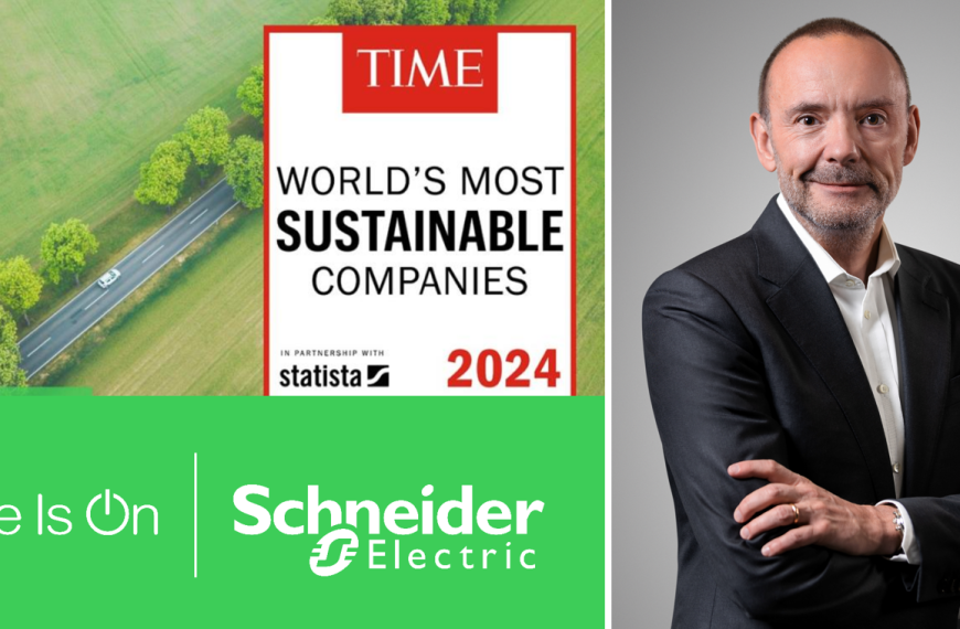 Schneider Electric has topped the “World’s Most Sustainable Companies for 2024” list by TIME magazine and Statista