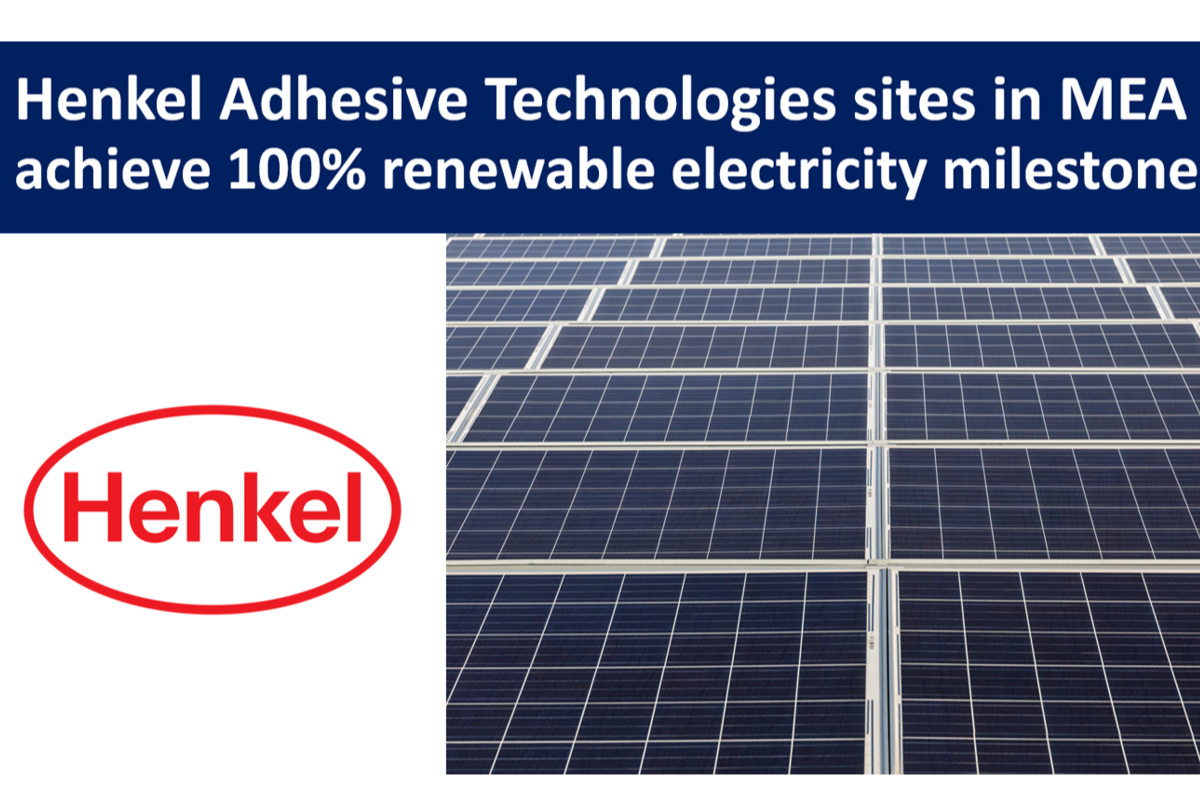 Henkel Adhesive Technologies has reached a significant sustainability milestone
